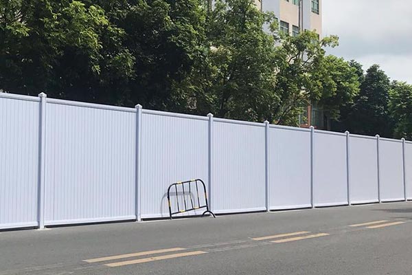 工地圍擋施工效果圖，簡易工地施工圍擋廠家
