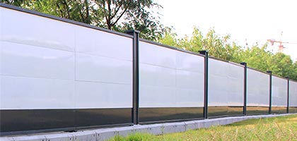 廣東市政工地圍擋哪里有-工地施工圍擋，深圳市大通建設發展有限公司鋼結構圍擋生產廠家