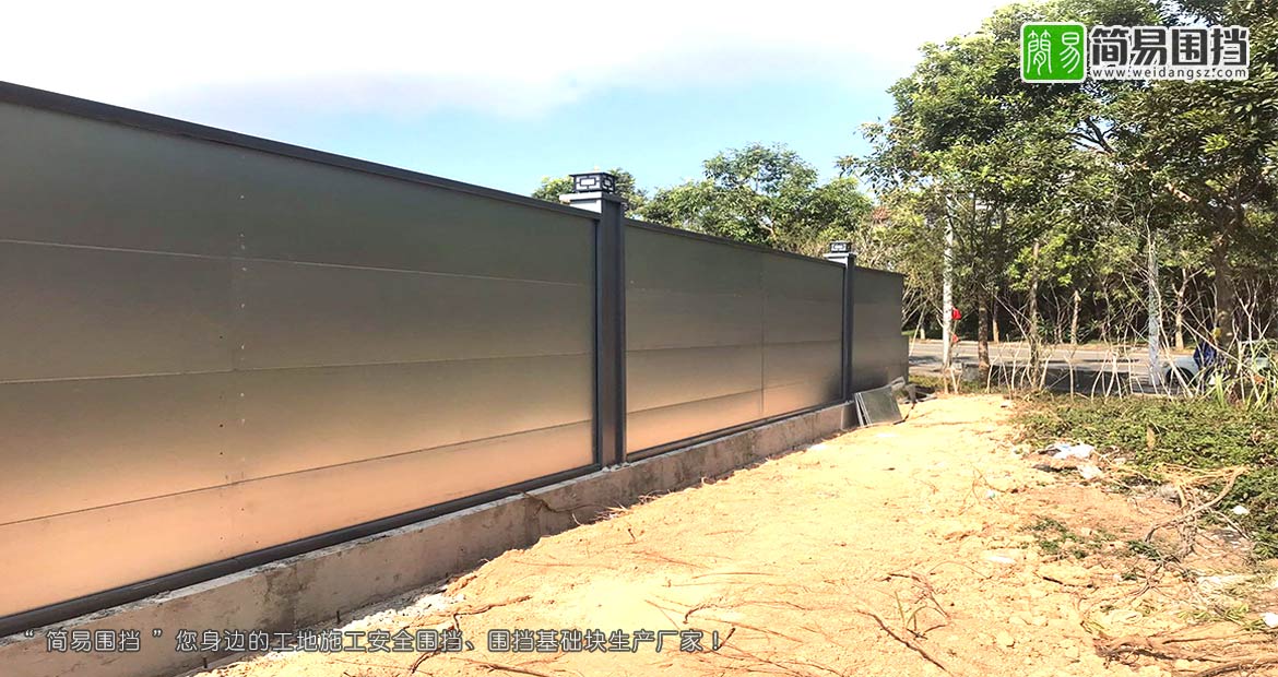 深圳A類(lèi)鋼結(jié)構(gòu)施工圍擋，A類(lèi)施工圍擋未烤漆款，深圳施工圍擋，深圳簡(jiǎn)易圍擋廠家