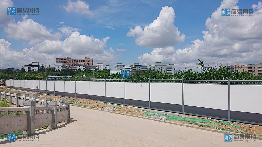 惠州C類圍擋-惠州C款圍擋安裝案例